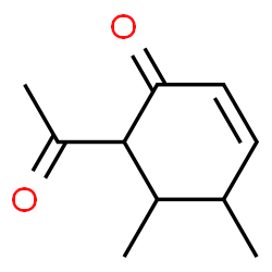 2-Cyclohexen-1-one, 6-acetyl-4,5-dimethyl- (9CI)结构式