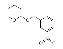 2-[(3-nitrophenyl)methoxy]oxane Structure