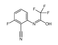 N-(2-cyano-3-fluorophenyl)-2,2,2-trifluoroacetamide结构式