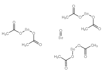beryllium acetate basic Structure