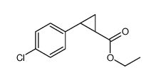 ethyl (1R,2R)-2-(4-chlorophenyl)cyclopropane-1-carboxylate Structure