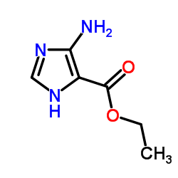 4-氨基-1H-咪唑-5-羧酸乙酯结构式