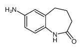 7-amino-1,3,4,5-tetrahydro-2H-1-benzazepin-2-one Structure