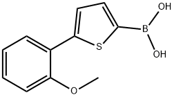5-(2-Methoxyphenyl)thiophene-2-boronic acid结构式