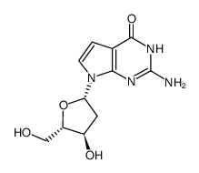 2-Amino-9-((2S,4R,5S)-4-hydroxy-5-(hydroxymethyl)tetrahydrofuran-2-yl)-3H-purin-6(9H)-one picture
