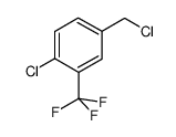 2-CHLORO-5-TRIFLUOROMETHYLBENZYL CHLORIDE Structure