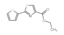 2-(噻吩-2-基)噻唑-4-羧酸乙酯结构式