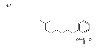 sodium (1,3,5,7-tetramethyloctyl)benzenesulphonate Structure