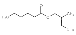 2-甲基丁基己酸酯结构式
