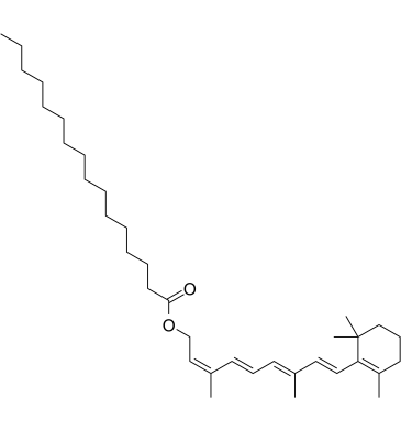 13-cis-Vitamin A palmitate structure