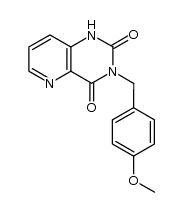 3-(4-methoxybenzyl)pyrido[3,2-d]pyrimidine-2,4(1H,3H)-dione结构式