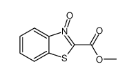 2-Benzothiazolecarboxylicacid,methylester,3-oxide(8CI)结构式