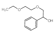 Benzenemethanol, a-[(2-ethoxyethoxy)methyl]-结构式