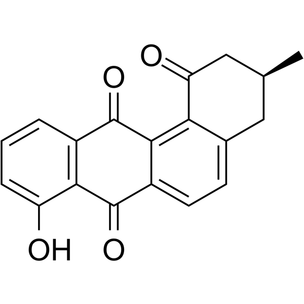 STA-21(Ochromycinone)结构式
