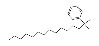 2-methyl-2-phenylpentadecane Structure