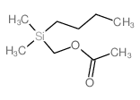 Methanol,1-(butyldimethylsilyl)-, 1-acetate结构式
