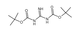 N,N'-bis(tert-butyloxycarbonyl)guanidine结构式