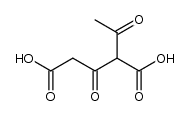 2-acetyl-3-oxo-glutaric acid Structure