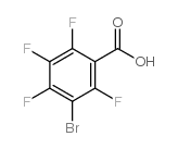 3-溴-2,4,5,6-四氟苯甲酸结构式