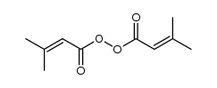 Di-(β,β-dimethylacryloyl)-peroxid Structure