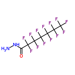 2,2,3,3,4,4,5,5,6,6,7,7,7-Tridecafluoroheptanehydrazide Structure