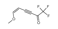 (Z)-1,1,1-trifluoro-6-methoxyhex-5-en-3-yn-2-one Structure