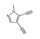 1H-Pyrazole, 4,5-diethynyl-1-methyl- (9CI) Structure