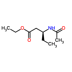 (S)-(-)-Beta-N-乙酰基-丝氨酸乙酯结构式