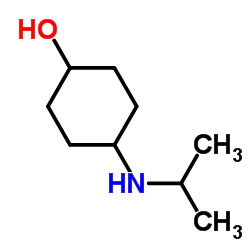 Cyclohexanol, 4-[(1-methylethyl)amino]- (9CI) Structure