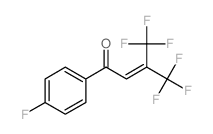 4,4,4-trifluoro-1-(4-fluorophenyl)-3-(trifluoromethyl)but-2-en-1-one Structure