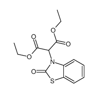 diethyl 2-(2-oxo-1,3-benzothiazol-3-yl)propanedioate结构式