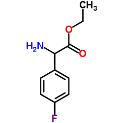 ethyl 2-amino-2-(4-fluorophenyl)acetate Structure