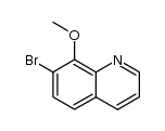 7-溴-8-甲氧基喹啉结构式