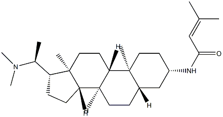 表粉蕊黄杨胺E结构式