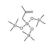 2-methyl a l l y l t r i s -(trimethylsiloxy)silane Structure