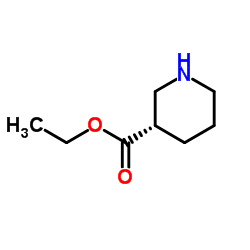 (S)-3-哌啶甲酸乙酯结构式