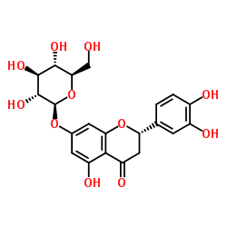 圣草酚-7-O-葡萄糖苷结构式