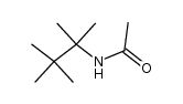 N-(2,3,3-trimethylbutan-2-yl)acetamide结构式