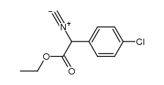 α-Isocyano-p-chlorphenylessigsaeureaethylester结构式