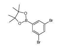 3.5-二溴苯硼酸频呢醇酯结构式