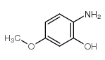 2-氨基-5-甲氧基苯酚结构式