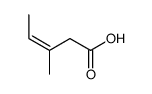 (Z)-3-Methyl-3-pentenoic Acid结构式