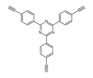 2,4,6-Tris(4-ethynylphenyl)-1,3,5-triazine Structure