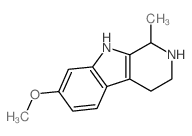 1H-Pyrido[3,4-b]indole,2,3,4,9-tetrahydro-7-methoxy-1-methyl- (9CI)结构式