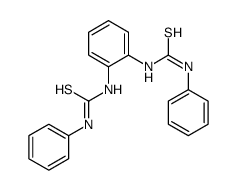 1,1'-benzene-1,2-diylbis[3-phenyl(thiourea)] structure