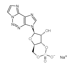 2-AZA-1, N6-ETHENOADENOSINE-3',5'-CYCLIC MONOPHOSPHATE SODIUM SALT Structure