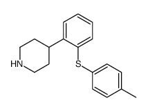 4-[2-(4-甲基苯基磺酰基)-苯基]哌啶结构式