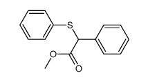 phenyl-phenylsulfanyl-acetic acid methyl ester结构式