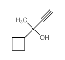 Cyclobutanemethanol, a-ethynyl-a-methyl-结构式