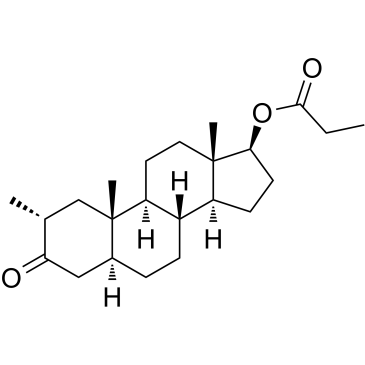 屈他雄酮丙酸酯结构式